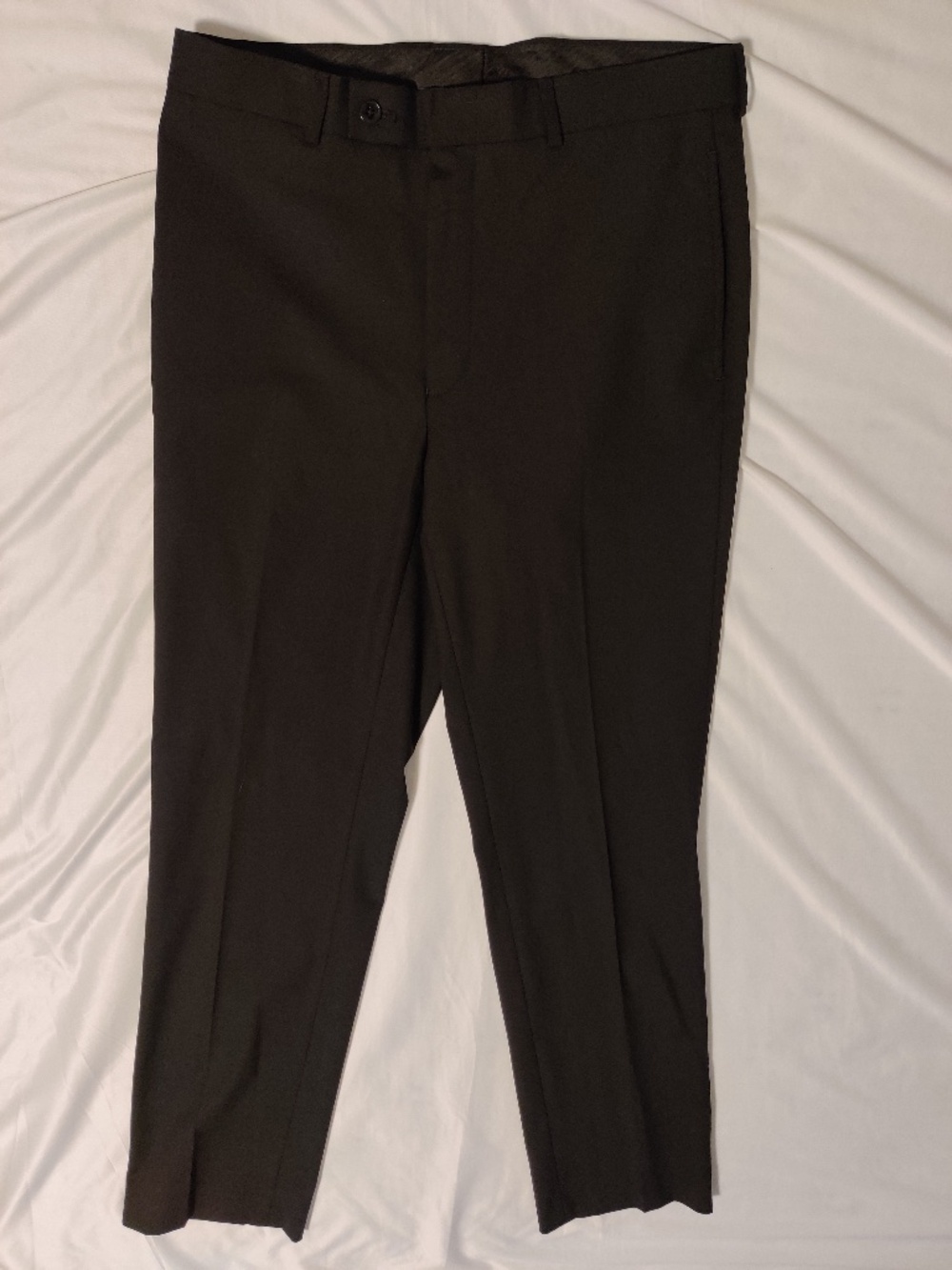 Calvin Klein 32 X 32 Wool Blend Black Pants